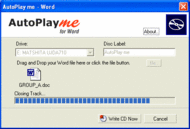 AutoPlay me for Word screenshot